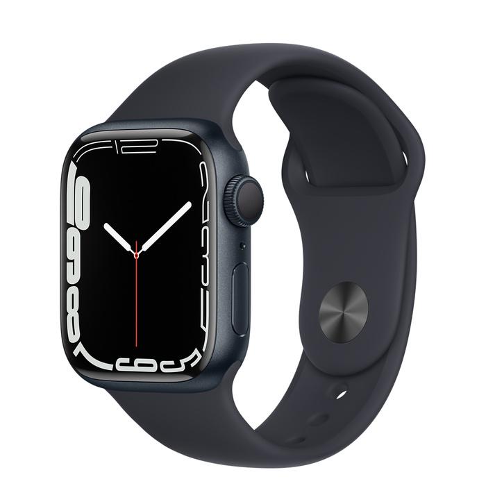Apple Watch Series 7 Midnight Aluminum Case with Sport Band