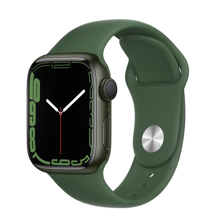 Apple Watch Series 7 Green Aluminum Case with Sport Band